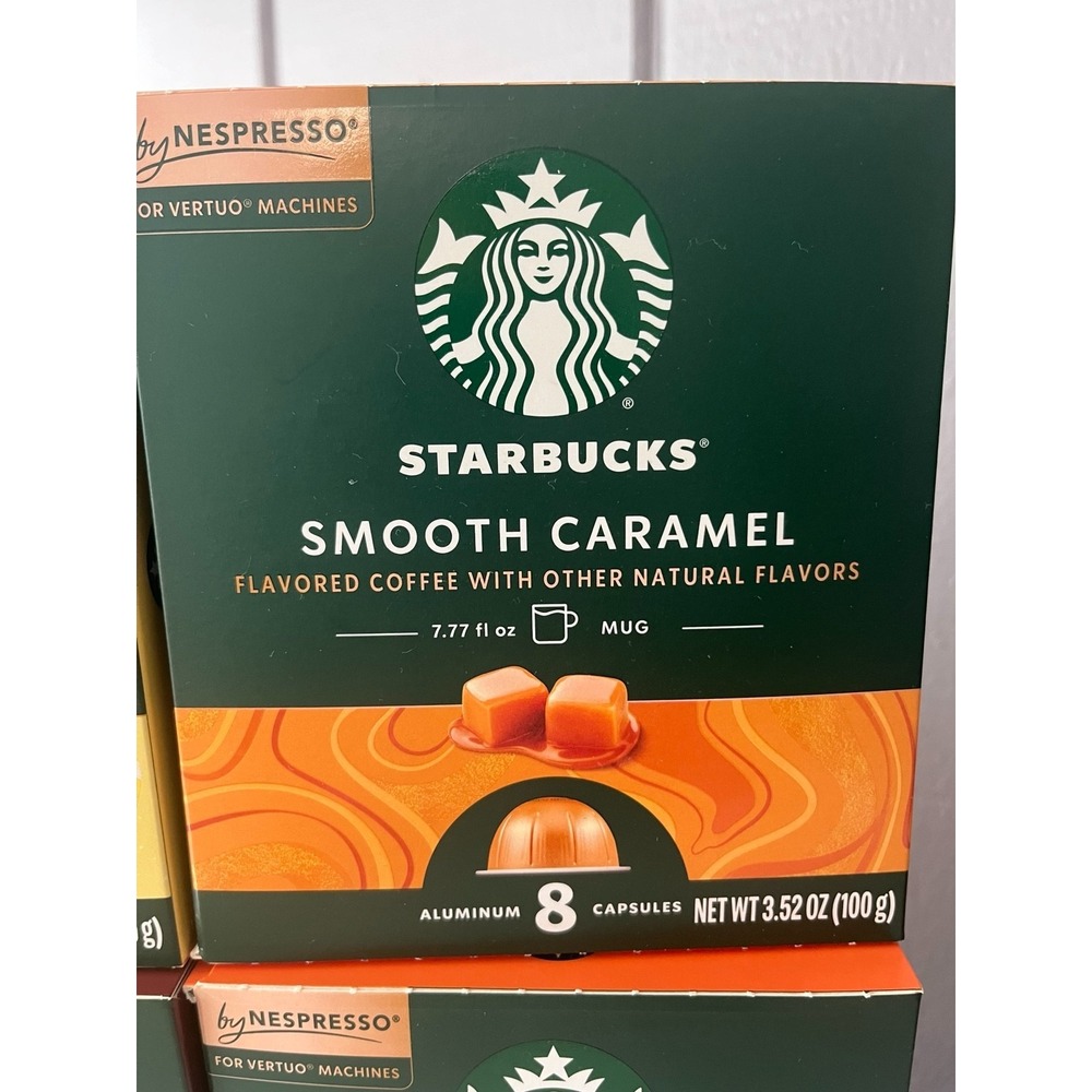 Starbucks by Nespresso Smooth Caramel flavored coffee capsules for Nespresso